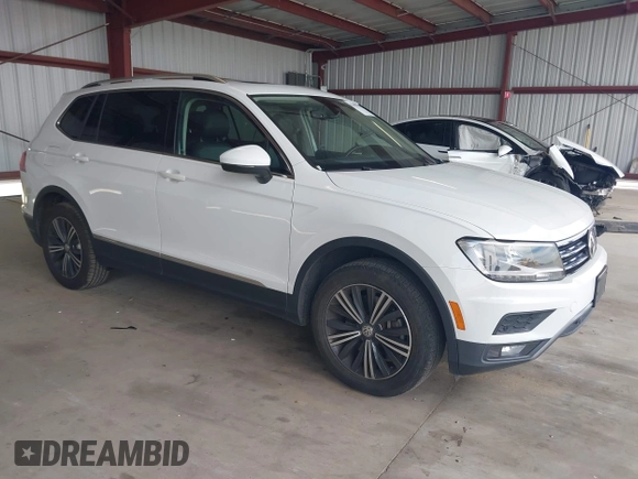 2019 Volkswagen Tiguan SE with VIN 3VV3B7AXXKM055925, listed as a IAAI auction lot 42019778 with 75,654 mi miles and . Bid and sale history available at DreamBid. Image 1.