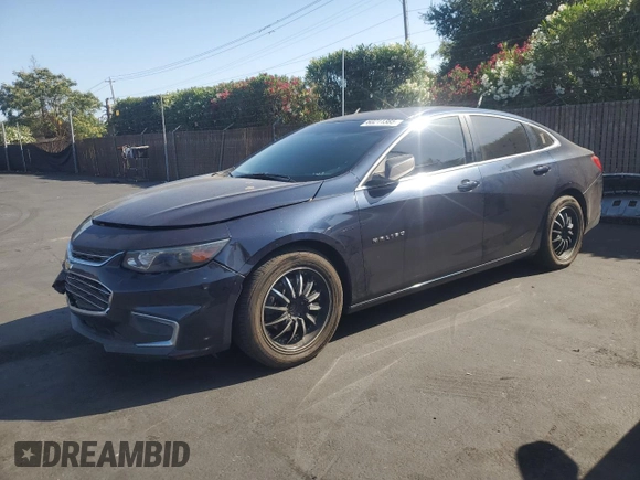 2016 Chevrolet Malibu LS with VIN 1G1ZB5ST4GF344145, listed as a Copart auction lot 60211385 with 142,371 mi miles and Salvage title. Bid and sale history available at DreamBid. Image 1.