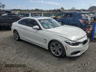 2019 BMW 4 Series 430i with VIN WBA4W3C56KAF93076, listed as a Copart auction lot 50100445 with 65,715 mi miles and Salvage Title. Bid and sale history available at carsss.com. Image 4.