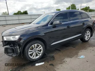 2017 Audi Q7 Premium Plus z VIN WA1LAAF7XHD006861, wystawiony jako Copart lot #58592875 z przebiegiem 129 643 mil mil oraz Szkoda całkowita • Salvage title. Historia ofert i sprzedaży dostępna na DreamBid. Obrazek 1.