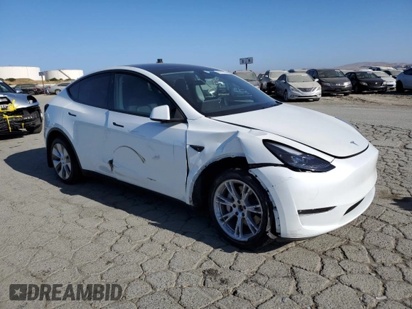 2024 Tesla Model Y Long Range с VIN 7SAYGDEE8RF983067, выставлен на аукционе Copart как лот 61217015 с пробегом 57 082 миль миль и Списание • Salvage title. История ставок и продаж доступна на DreamBid. Изображение 4.