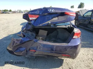 2013 Hyundai Elantra GLS z VIN 5NPDH4AE1DH246737, wystawiony jako Copart lot #64248184 z przebiegiem 132 716 mil mil oraz Szkody całkowita. Historia ofert i sprzedaży dostępna na DreamBid. Obrazek 6.