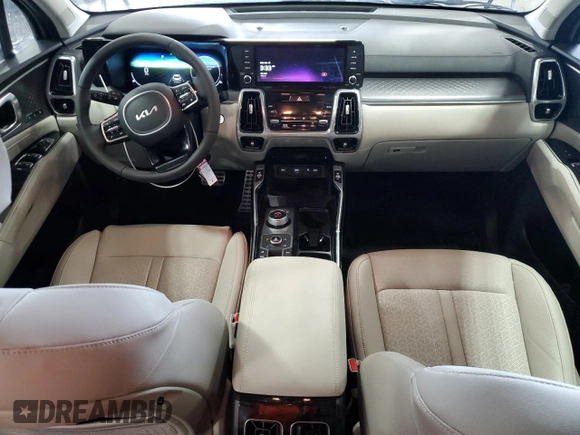 2024 Kia Sorento SX Prestige with VIN KNDRKDLG3R5247126, listed as a Copart auction lot 55260115 with 17,154 mi miles and Salvage title. Bid and sale history available at DreamBid. Image 8.