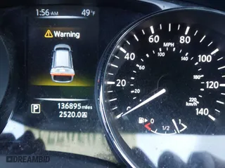 2015 Nissan Rogue SV with VIN KNMAT2MVXFP519053, listed as a IAAI auction lot 41839774 with 136,895 mi miles. Bid and sale history available at carsss.com. Image 7.