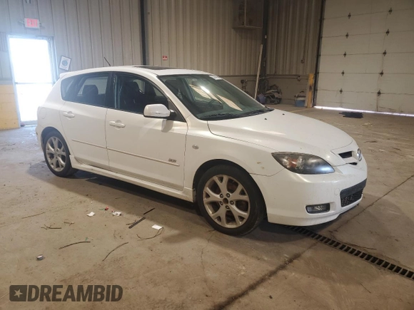 2008 Mazda 3 s GT *Ltd Avail* with VIN JM1BK344081167157, listed as a Copart auction lot 53884935 with 170,060 mi miles and Clean Title. Bid and sale history available at carsss.com. Image 4.