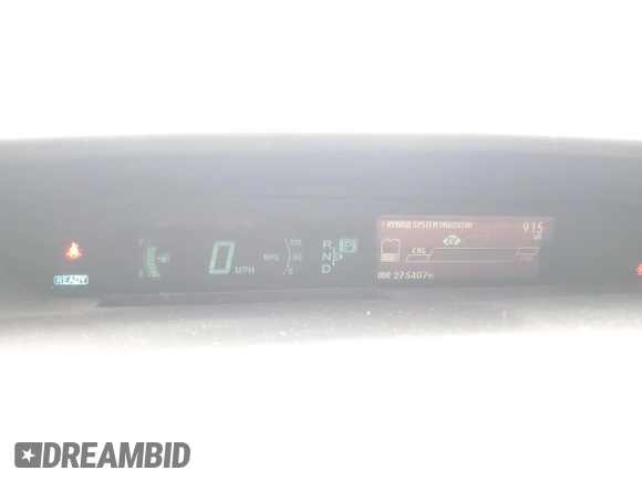 2013 Toyota Prius One with VIN JTDKN3DU2D5578523, listed as a Copart auction lot 63744665 with 275,407 mi miles and Salvage title. Bid and sale history available at DreamBid. Image 9.
