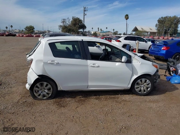 2014 Toyota Yaris L with VIN JTDKTUD31ED579222, listed as a IAAI auction lot 41398502 with 154,876 mi miles. Bid and sale history available at carsss.com. Image 13.