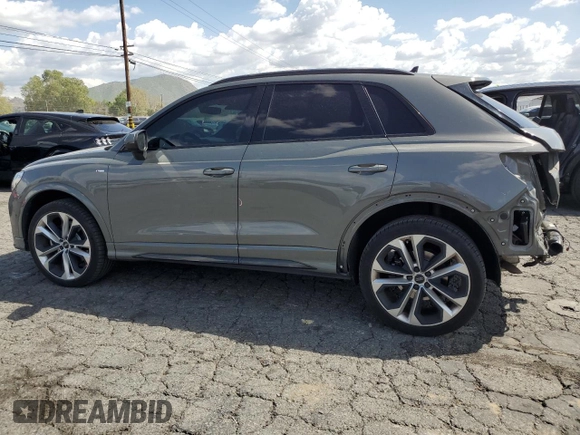 2021 Audi Q3 S line Premium Plus with VIN WA1EECF33M1006573, listed as a Copart auction lot 51449015 with 52,488 mi miles and Salvage Title. Bid and sale history available at carsss.com. Image 2.