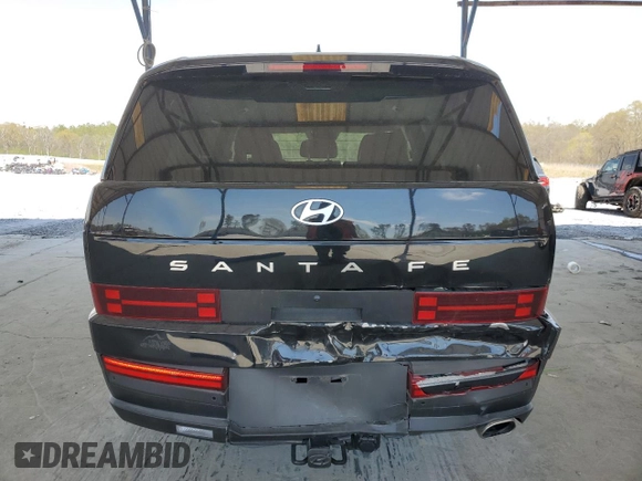 2024 Hyundai Santa Fe SE with VIN 5NMP14GLXRH052509, listed as a Copart auction lot 50755485 with 16,259 mi miles and Salvage title. Bid and sale history available at DreamBid. Image 6.