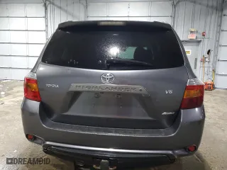 2009 Toyota Highlander Sport with VIN JTEES43A092132782, listed as a Copart auction lot 45700405 with 254,675 mi miles and Salvage Title. Bid and sale history available at carsss.com. Image 6.