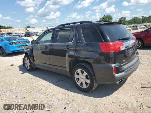 2016 GMC Terrain SLE with VIN 2GKALNEKXG6337705, listed as a Copart auction lot 63590375 with 75,109 mi miles and Clean title. Bid and sale history available at DreamBid. Image 2.