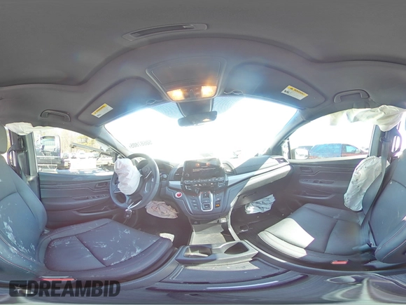 2024 Honda Odyssey Sport with VIN 5FNRL6H72RB067314, listed as a Copart auction lot 50687805 with 20,805 mi miles and Salvage Title. Bid and sale history available at DreamBid. Image 14.