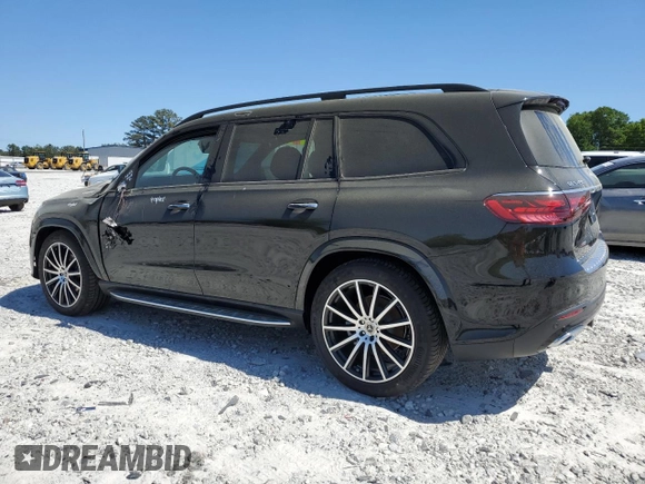 2025 Mercedes-Benz GLS 450 z VIN 4JGFF5KE7SB300992, wystawiony jako Copart lot #53324105 z przebiegiem 13 mil mil oraz Szkoda całkowita • Salvage title. Historia ofert i sprzedaży dostępna na DreamBid. Obrazek 2.
