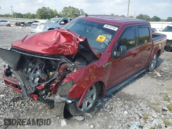 2019 Ford F-150 XL with VIN 1FTEW1C44KFD08541, listed as a Copart auction lot 66410744 with Not Provided miles and Salvage Title. Bid and sale history available at DreamBid. Image 1.