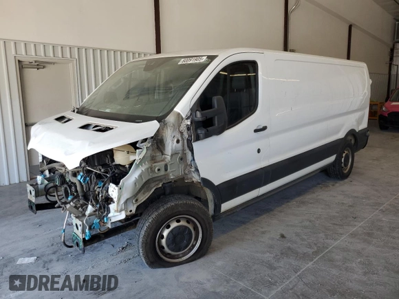 2018 Ford Transit z VIN 1FTYR2YMXJKB01631, wystawiony jako Copart lot #60091905 z przebiegiem 123 157 mil mil oraz Szkoda całkowita • Salvage title. Historia ofert i sprzedaży dostępna na DreamBid. Obrazek 1.