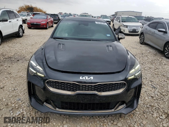 2022 Kia Stinger GT-Line with VIN KNAE35LD4N6106199, listed as a Copart auction lot 79139164 with 53,358 mi miles and Salvage Title. Bid and sale history available at DreamBid. Image 5.