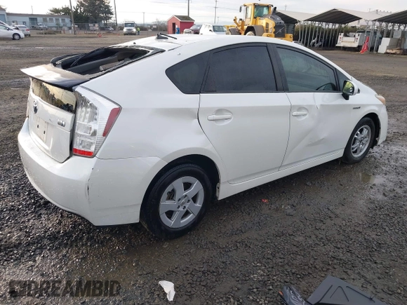 2011 Toyota Prius I with VIN JTDKN3DU4B1458064, listed as a IAAI auction lot 41409409 with 208,023 mi miles. Bid and sale history available at carsss.com. Image 4.