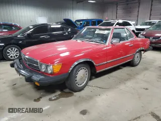 1982 Mercedes-Benz 380 with VIN WDBBA45A9CB015960, listed as a Copart auction lot 83823724 with 141,060 mi miles and Clean Title. Bid and sale history available at carsss.com. Image 1.