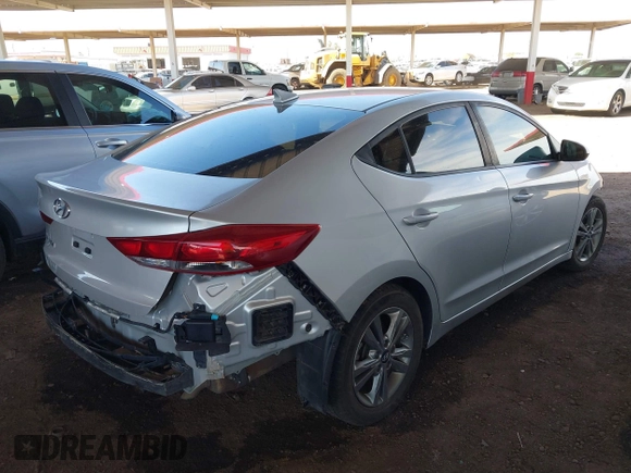 2018 Hyundai Elantra SEL with VIN 5NPD84LF4JH253716, listed as a IAAI auction lot 41906840 with 136,004 mi miles and . Bid and sale history available at DreamBid. Image 4.