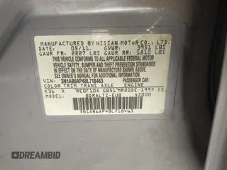 2011 Nissan Sentra 2.0 z VIN 3N1AB6AP4BL718463, wystawiony jako IAAI lot #42395134 z przebiegiem 174 302 mil mil oraz . Historia ofert i sprzedaży dostępna na DreamBid. Obrazek 9.