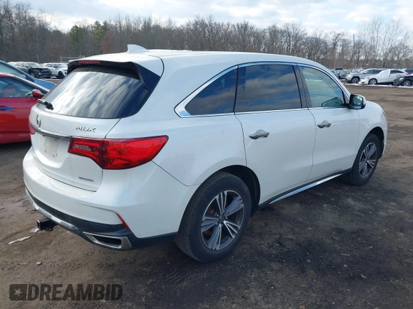 2017 Acura MDX with VIN 5J8YD4H36HL008483, listed as a IAAI auction lot 41404900 with 89,934 mi miles. Bid and sale history available at carsss.com. Image 4.