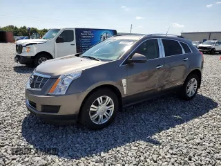 2012 Cadillac SRX Luxury Collection with VIN 3GYFNAE33CS519362, listed as a Copart auction lot 53266075 with 107,089 mi miles and Salvage Title. Bid and sale history available at carsss.com. Image 1.