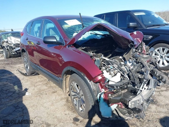 2019 Honda CR-V LX with VIN 2HKRW5H34KH421338, listed as a IAAI auction lot 41654558 with 75,000 mi miles. Bid and sale history available at carsss.com. Image 1.