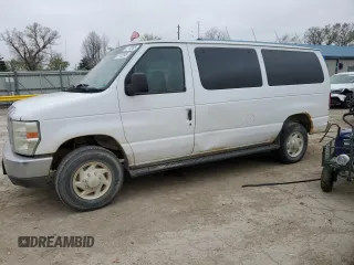 2008 Ford Econoline Passenger XL with VIN 1FBNE31L98DA75760, listed as a Copart auction lot 51132505 with 267,653 mi miles and Clean Title. Bid and sale history available at carsss.com. Image 1.