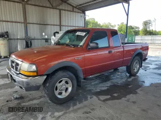 1999 Ford Ranger XLT z VIN 1FTZR15X2XTA95596, wystawiony jako Copart lot #56188955 z przebiegiem 150 727 mil mil oraz Szkoda całkowita • Salvage title. Historia ofert i sprzedaży dostępna na DreamBid. Obrazek 1.