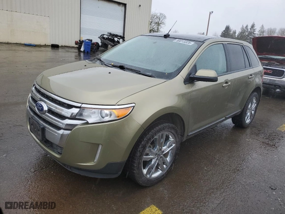 2013 Ford Edge SEL with VIN 2FMDK4JC0DBB95321, listed as a Copart auction lot 50013325 with 95,187 mi miles and Salvage Title. Bid and sale history available at carsss.com. Image 1.