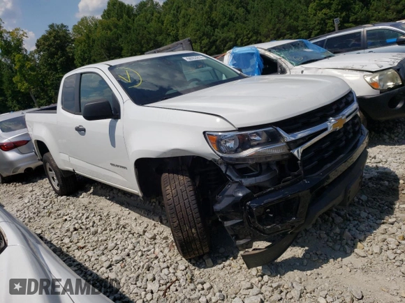 2021 Chevrolet Colorado 2WD Work Truck with VIN 1GCHSBEA5M1123934, listed as a Copart auction lot 68053914 with 75,136 mi miles and Salvage title. Bid and sale history available at DreamBid. Image 4.