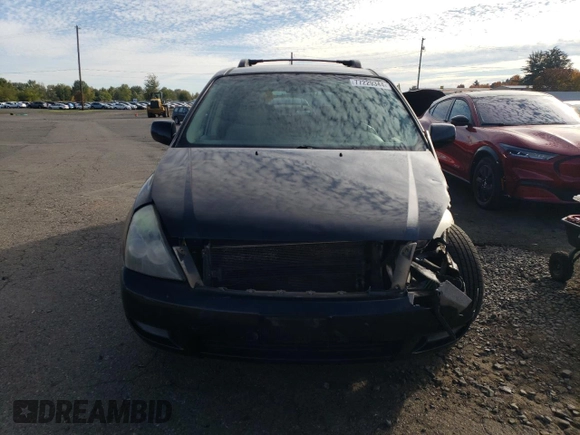 2007 Kia Sedona EX with VIN KNDMB233776121810, listed as a Copart auction lot 77229344 with 133,193 mi miles and Salvage Title. Bid and sale history available at carsss.com. Image 5.