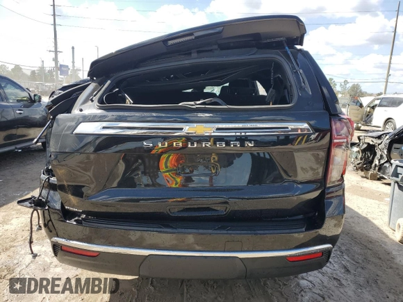 2023 Chevrolet Suburban LS with VIN 1GNSCBKD3PR514241, listed as a Copart auction lot 77243784 with 47,622 mi miles and Non Repairable. Bid and sale history available at DreamBid. Image 6.