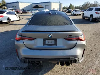2022 BMW M4 Competition xDrive with VIN WBS43AZ01NCJ25752, listed as a Copart auction lot 38165123 with 17,021 mi miles. Bid and sale history available at carsss.com. Image 6.