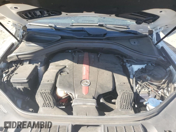 2017 Mercedes-Benz GLE 63 S AMG with VIN 4JGDA7FB6HA831231, listed as a Copart auction lot 76630384 with 98,655 mi miles and Salvage title. Bid and sale history available at DreamBid. Image 12.