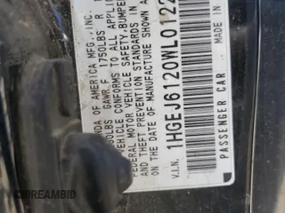 1998 Honda Civic DX with VIN 1HGEJ6120WL012227, listed as a Copart auction lot 68300514 with 278,117 mi miles and Salvage Title. Bid and sale history available at carsss.com. Image 15.