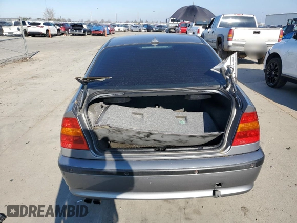 2004 BMW 3 Series 325i with VIN WBAET37444NJ44227, listed as a Copart auction lot 87671895 with 0 mi miles and Salvage Title. Bid and sale history available at carsss.com. Image 6.