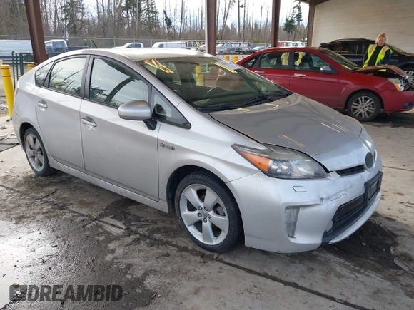 2013 Toyota Prius One with VIN JTDKN3DU0D5652649, listed as a IAAI auction lot 41631923 with 154,323 mi miles and . Bid and sale history available at DreamBid. Image 1.