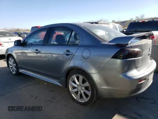 2014 Mitsubishi Lancer GT with VIN JA32U8FW0EU006287, listed as a Copart auction lot 80838564 with 120,652 mi miles and Salvage Title. Bid and sale history available at carsss.com. Image 2.
