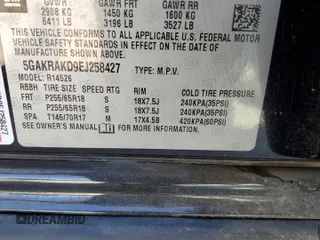2014 Buick Enclave Convenience with VIN 5GAKRAKD9EJ258427, listed as a Copart auction lot 38994524 with 136,766 mi miles and Salvage Title. Bid and sale history available at carsss.com. Image 13.