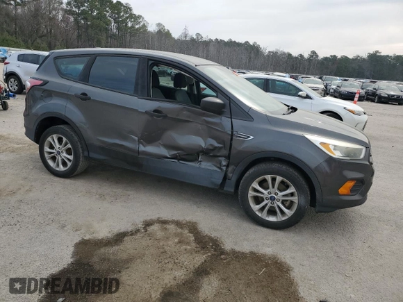 2017 Ford Escape S with VIN 1FMCU0F72HUE20557, listed as a Copart auction lot 48580395 with 103,612 mi miles and Salvage Title. Bid and sale history available at carsss.com. Image 4.
