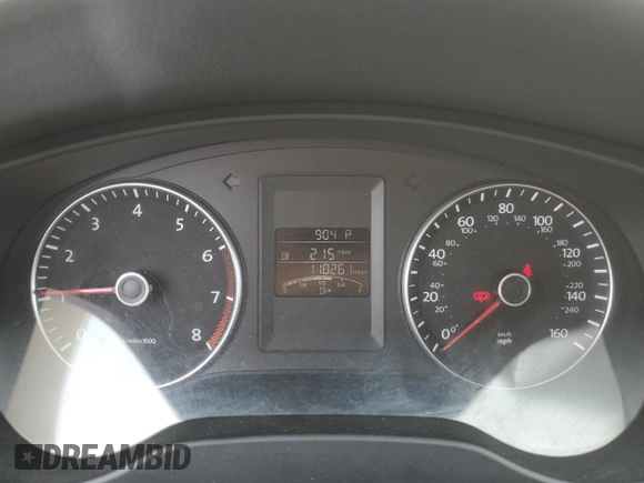 2014 Volkswagen Jetta SE with VIN 3VWD07AJ6EM209228, listed as a Copart auction lot 60500525 with 118,261 mi miles and Salvage title. Bid and sale history available at DreamBid. Image 9.