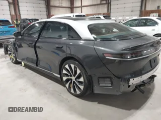 2022 Lucid Air Grand Touring with VIN 50EA1GBA7NA002468, listed as a IAAI auction lot 41649694 with 16,972 mi miles. Bid and sale history available at carsss.com. Image 3.