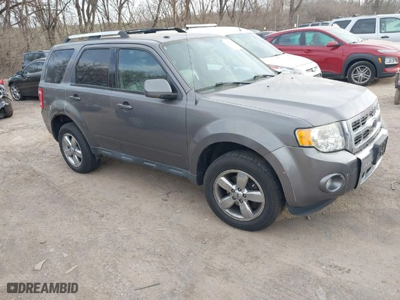 2012 Ford Escape Limited with VIN 1FMCU0E73CKB00640, listed as a IAAI auction lot 41802738 with 128,866 mi miles. Bid and sale history available at carsss.com. Image 1.