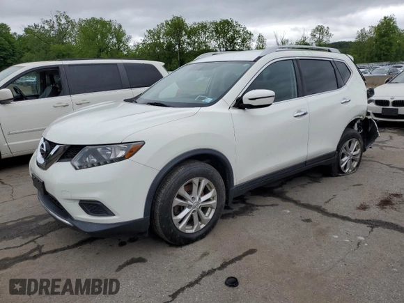 2016 Nissan Rogue S z VIN 5N1AT2MM4GC912140, wystawiony jako Copart lot #58133605 z przebiegiem 155 185 mil mil oraz Szkoda całkowita • Salvage title. Historia ofert i sprzedaży dostępna na DreamBid. Obrazek 1.