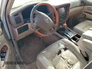 2002 Lexus LX 470 z VIN JTJHT00W623517039, wystawiony jako Copart lot #51458785 z przebiegiem 219 906 mil mil oraz Tytuł czysty. Historia ofert i sprzedaży dostępna na DreamBid. Obrazek 8.