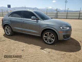 2015 Audi Q3 Prestige with VIN WA1GFCFS5FR003871, listed as a Copart auction lot 52540245 with 110,109 mi miles and Salvage title. Bid and sale history available at DreamBid. Image 4.