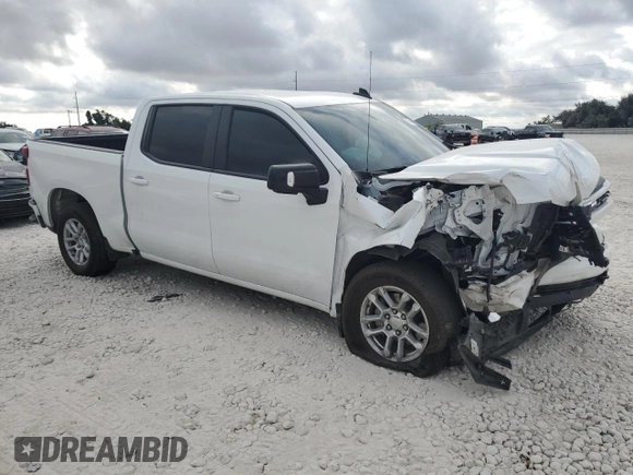 2023 Chevrolet Silverado 1500 RST with VIN 1GCUDEEDXPZ246848, listed as a Copart auction lot 77794584 with 25,232 mi miles and Clean Title. Bid and sale history available at DreamBid. Image 4.