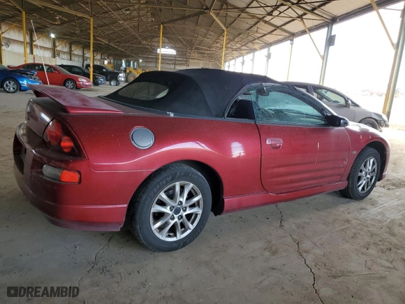 2001 Mitsubishi Eclipse GT with VIN 4A3AE85H11E204181, listed as a Copart auction lot 53400325 with 173,977 mi miles and Clean Title. Bid and sale history available at carsss.com. Image 3.