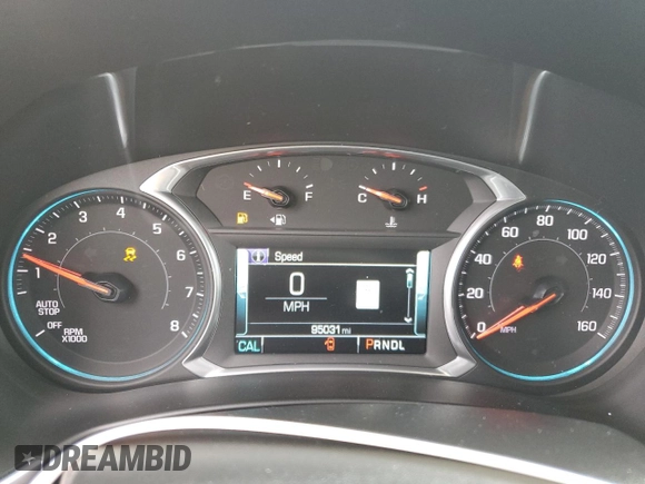 2018 Chevrolet Equinox Premier with VIN 2GNAXNEX7J6258244, listed as a Copart auction lot 43468945 with 95,031 mi miles and Salvage Title. Bid and sale history available at carsss.com. Image 9.